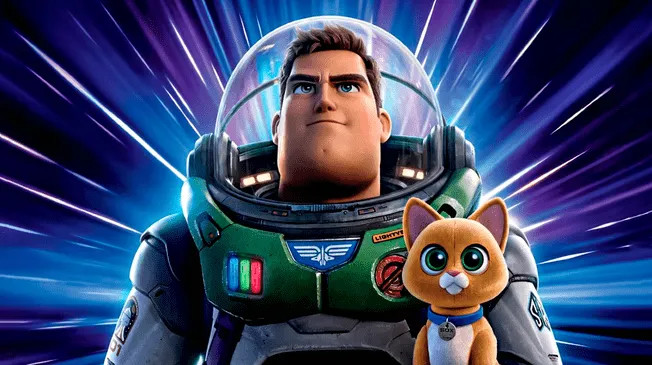 Buzz Lightyear e la sua celebre frase "Verso l'infinito e oltre"